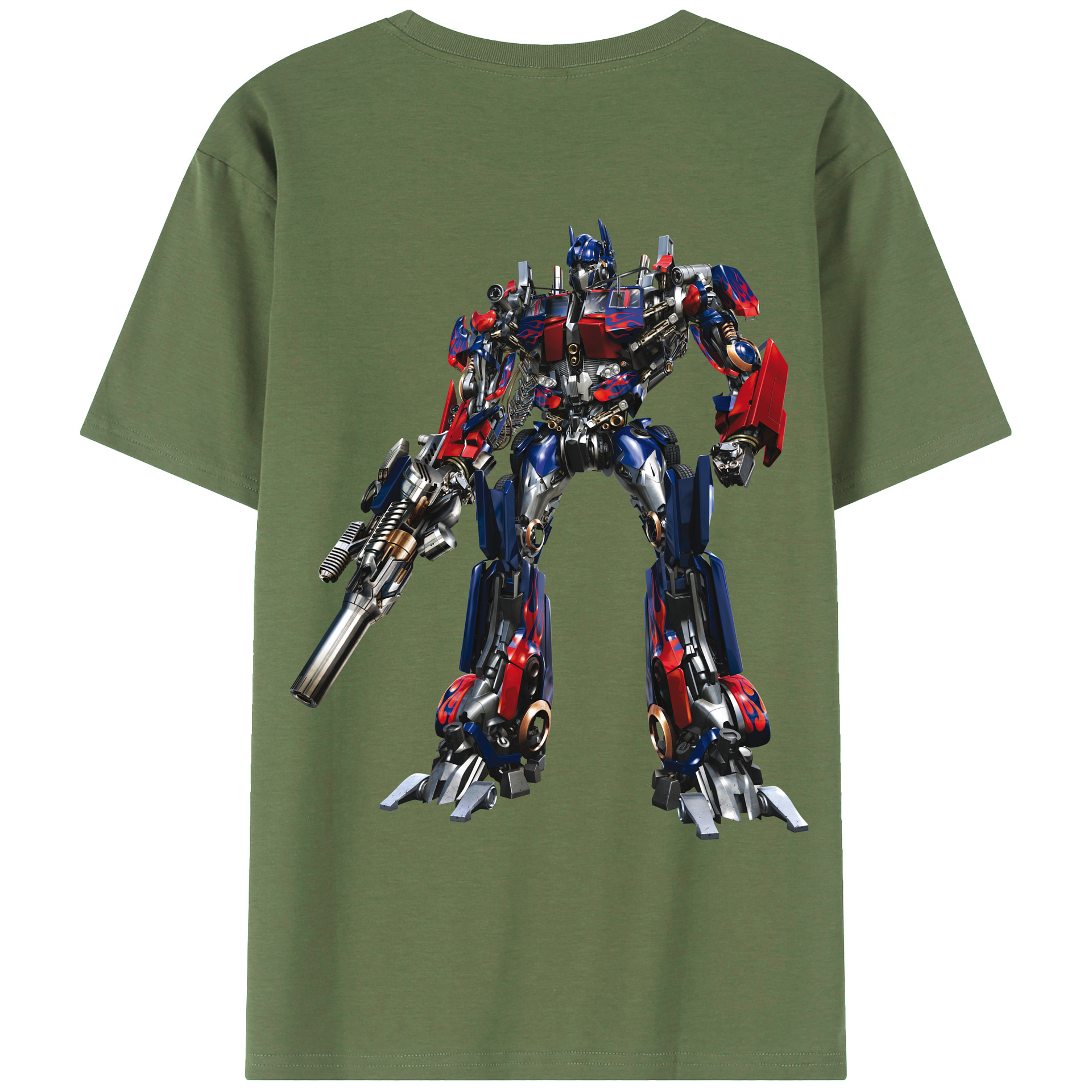 （画像用）  綿100％ メンズ半袖Tシャツ（バックプリント） 通気性